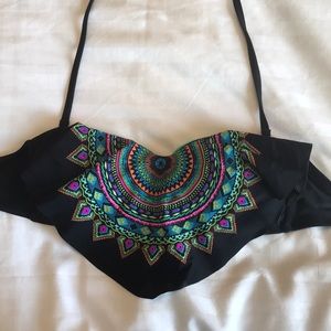 Aztec pattern bikini top